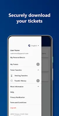 UEFA Tickets android App screenshot 0